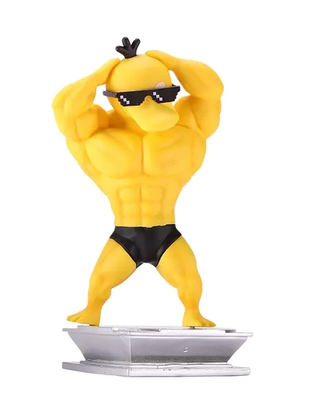 Anime Figure Anime Statues Squirtle Figure Statue Figurine Bodybuilding Series Collection Birthday Gifts PVC 7 " (Psyduck)