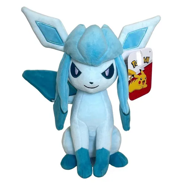 Pokemon 8 Inch Plush Officially Licensed Stuffed Animal Super Soft Cuddly Toy (Glaceon)