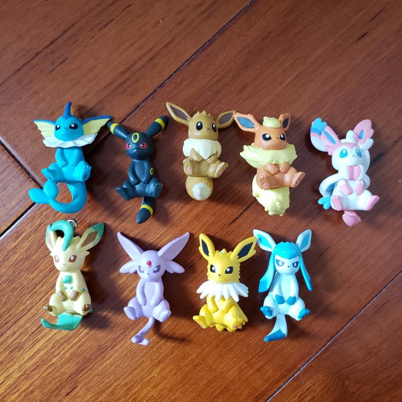 Figurines d'action Pokémon pour enfants, Eevee, SylLion, Vaporeon, Umbreon, Gesteon, Flareon, Anime Model Toys, Cadeau authentique - AliExpress 
