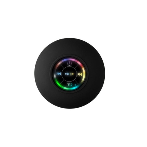 Mini Waterproof RGB Bluetooth Speaker - Black