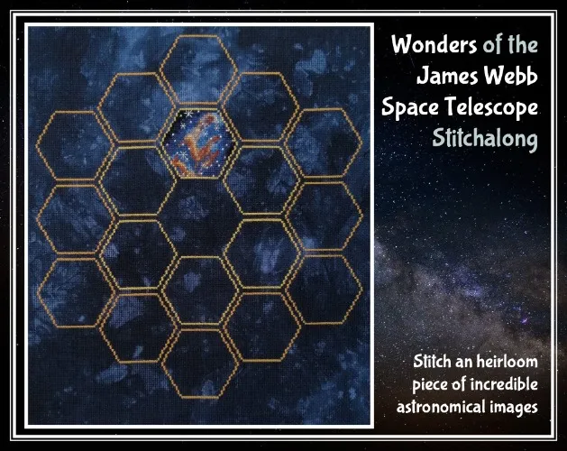 Wonders of the James Webb Space Telescope Stitchalong