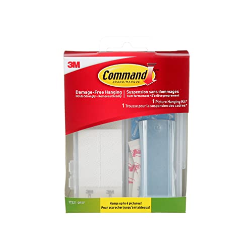 Command Picture Hanging Assortment (23 Piece), 17221-OFEF - Hang Up to 6 Pictures (23 pc)