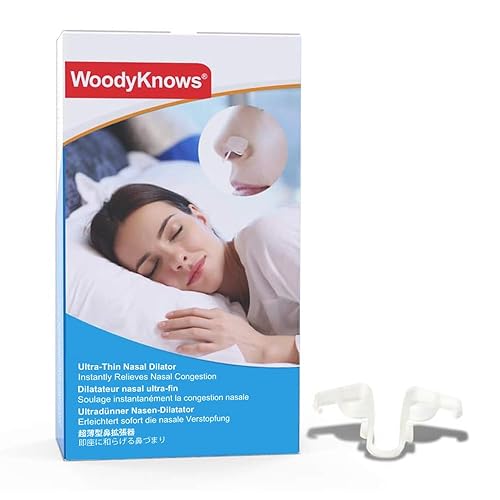 WoodyKnows Ultra-Thin Nasal Dilators, Moderate Expansion, Combo S+M+L 3 Pack - 3 Count (Pack of 1)