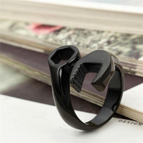 Mens Wrench Ring - Black / 7