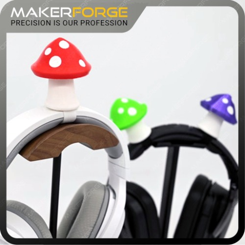 Mushroom for Headphones, Headset (Red)