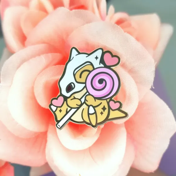 Sweet Cubone Enamel Pin
