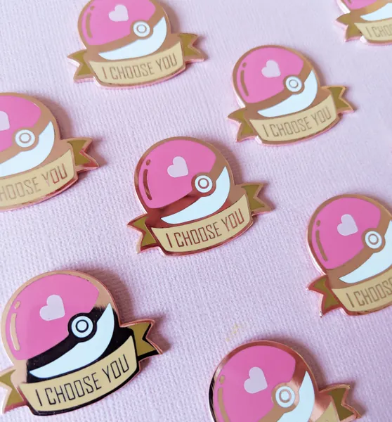 Pokemon I Choose You Hard Enamel Pin