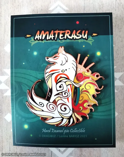 Amaterasu Hard Enamel Pin