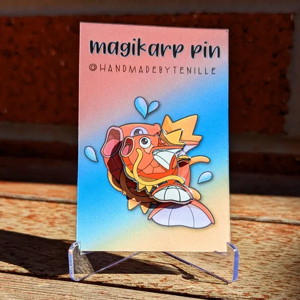 PokePin: Magikarp Pin | Hard Enamel Pins | 30mm