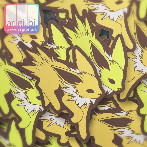 Eeveelutions Jolteon Vinyl Sticker