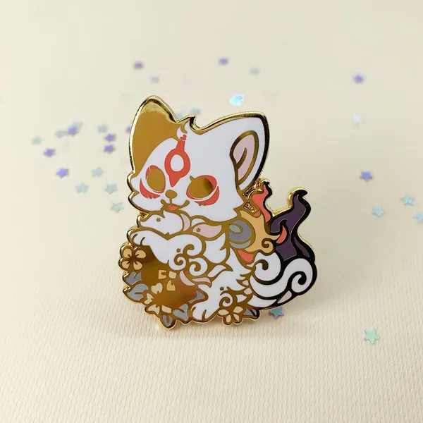 Amaterasu Enamel Pin | OKAMI