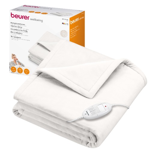 Beurer HD 75 Cosy White elektrisk filt - 180 x 130 cm - Vit