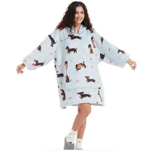 Överdimensionerad tröja med huva,Original Blanket Sweatshirt,Supermjuk mysig varm, bekväm jättetröja,Lämplig tröja med huva för vuxna, män, kvinnor, tonåringar - Tax