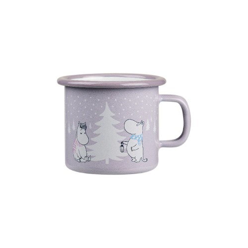 Moomin Enamel Mug Snowfall 2,5dl - Muurla | Default Title