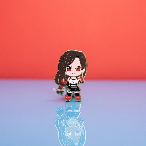 Final Fantasy 7 Tifa Lockhart Hard Enamel Pin - [A Grade] / Locking Clasp