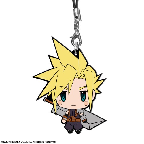 Final Fantasy FF VII EXTENDED EDITION - Character Rubber Strap Mascot [In Stock] - Cloud Strife
