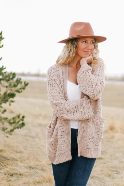 Crochet Pattern / Lightweight Four Season Cardigan / Beginner Crochet Sweater / Easy Spring Sweater for Women / Nexus Cardigan Pattern PDF