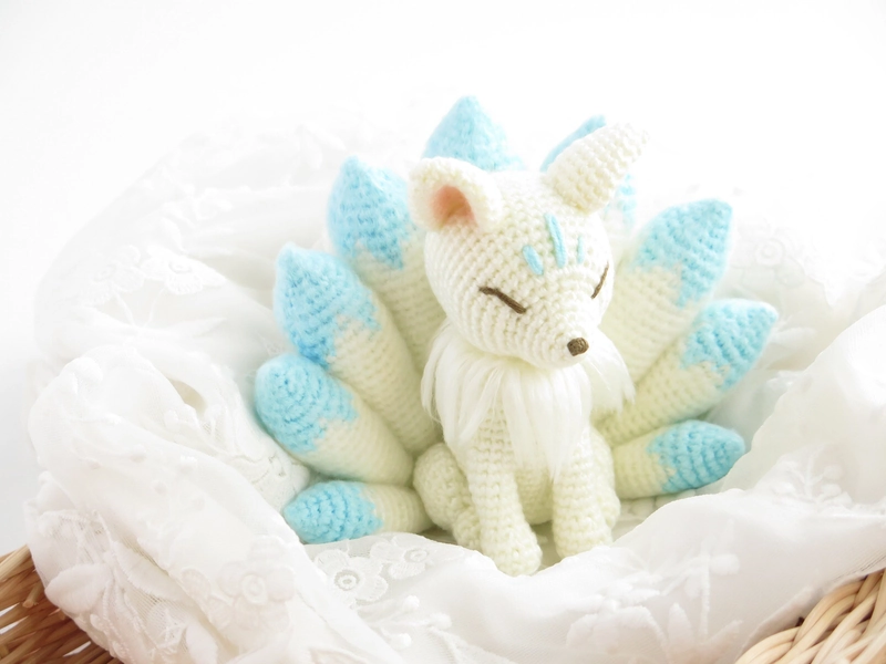 DIGITAL DOWNLOAD Crochet Amigurumi Pattern: Fuyuko the Kitsune