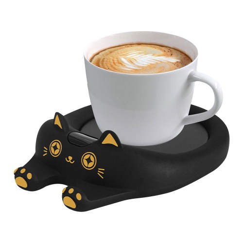 Coffee Mug Warmer with 3 Temperature Settings, Intelligent Drinks Cup Warmer with Touch Button and Light Display, Electric Drink Warmer for Coffee, Tea, Milk and Cocoa at Home or in The Home