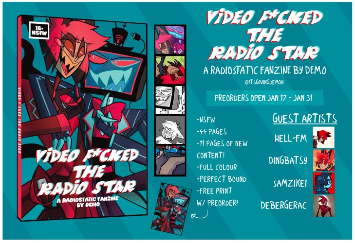 PREORDER- VIDEO F*CKED THE RADIO STAR Zine