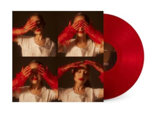 Ariana Grande eternal sunshine Ruby Red Edition with exclusive cover art.