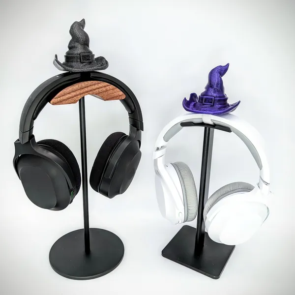 Witch Hat Headphone Attachment, Headset Ears, Horns for Headphones