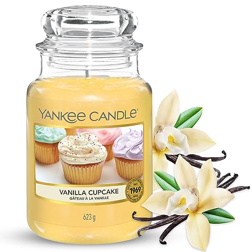 Yankee Candle Scented Candle | Vanilla Cupcake Large Jar Candle | Long Burning Candles: up to 150 Hours - Vanilla Cupcake - LARGE