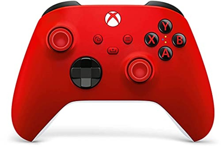 Microsoft Controller for Series X, Series S, Xbox One (Latest Model) - Pulse Red (Renewed)