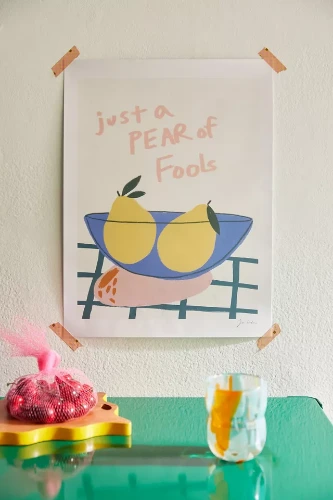 PSTR Studio Zoe Just A Pear Art Print