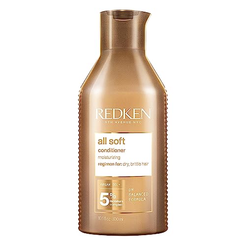 Redken All Soft Conditioner, For Dry Hair, Argan Oil, Intense Softness and Shine, 66 Percent Morr Inside, 500 ml - 300 ml