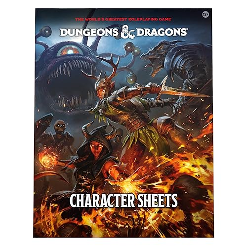 2024 Character Sheets (Dungeons & Dragons Player Accessories)
