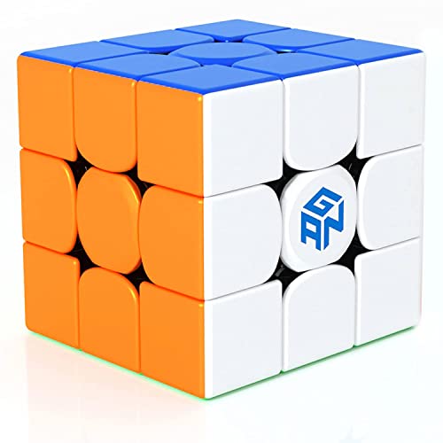 GAN 356R S,3x3 Speed Cube 356RS Magic Cube Professional Puzzle Cube Ultra Durable and Flexible for Kid&Adults(Stickerless） - 3x3