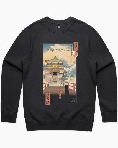 Ukiyo-e Spirits Jumper | Black / XL
