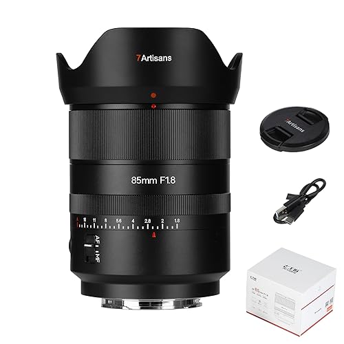 7artisans AF 85mm F1.8 Camera Lens for Nikon Z Mount, Full Frame, Large Aperture, Prime, STM Auto Manual Focus Camera Lens, Face/Eye Auto Focus, for Portraiture/Street Photography/Humanistic Subjects