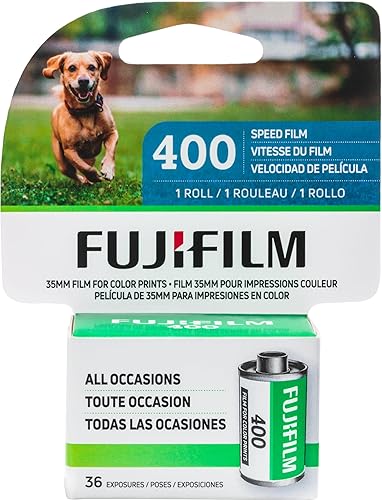 FUJIFILM 600022184 ISO 400 36EX1CD 36-Exposure Color Negative Film for 35mm Cameras (Single Roll)