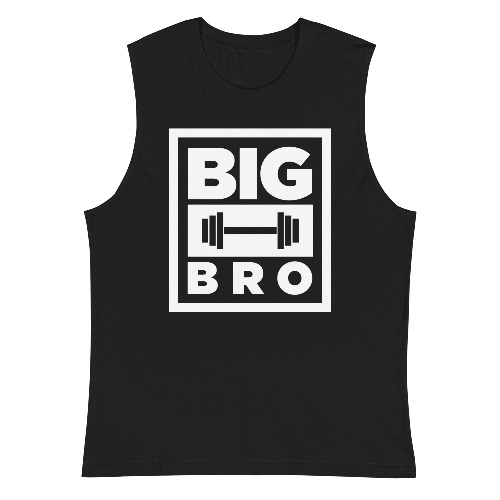 Big Bro Muscle Shirt | L / Black