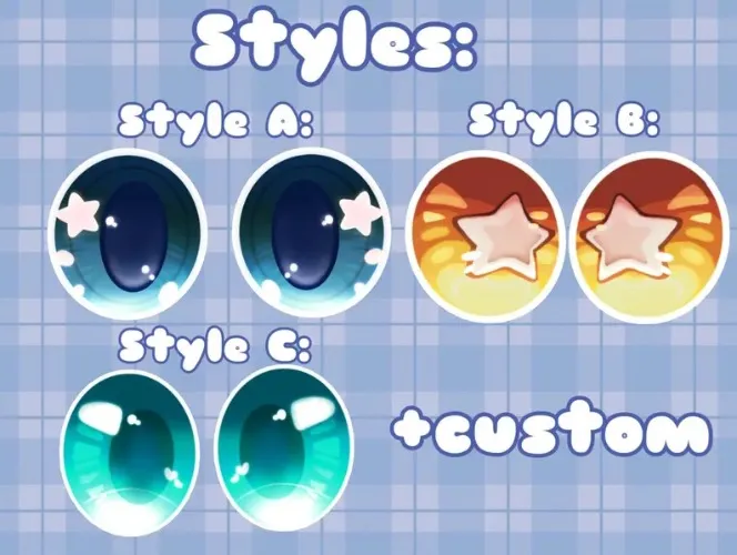 Custom Fursuit Eye Printing