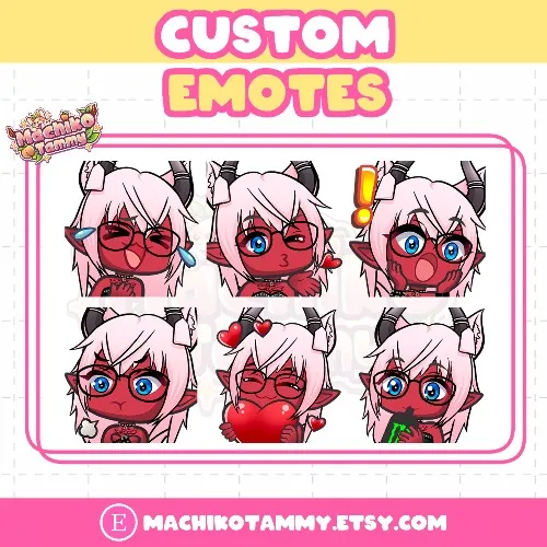 6 new Emotes for chat! 