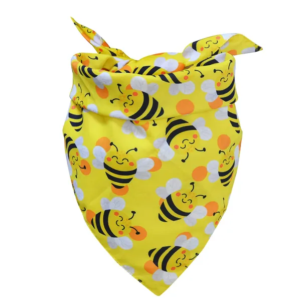 Bumble Bee Dog Bandana Pet Puppy Collar Scarf -