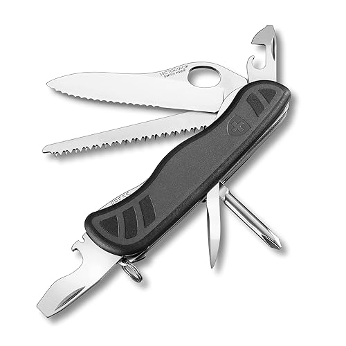 Victorinox 0.8461.MWCH, Couteau officiel du Soldat Suisse 08, Vert Fonce