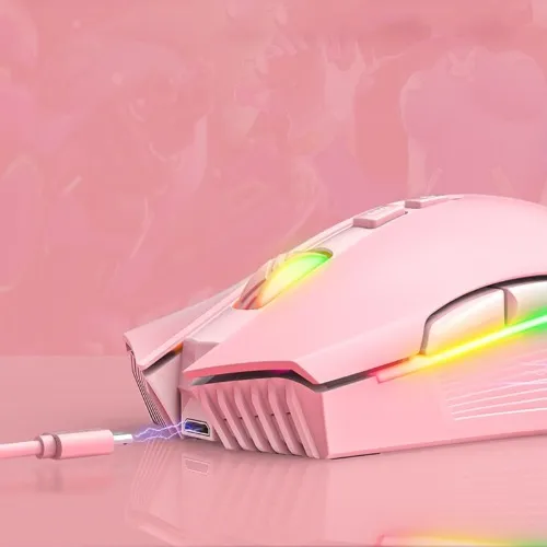Onikuma Wireless Pink Gaming Mouse!