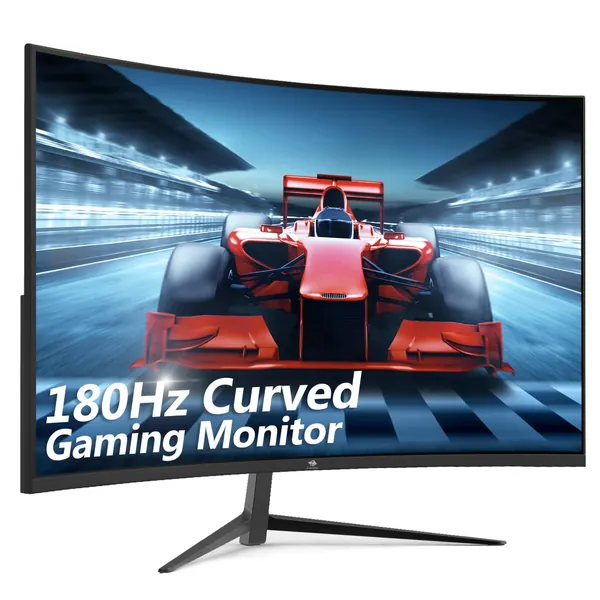 Z-Edge UG24 24-inch Curved Gaming Monitor 180Hz Refresh Rate, 1ms MPRT, FHD 1080 Gaming Monitor, R1650 Curved, AMD Freesync Premium Display