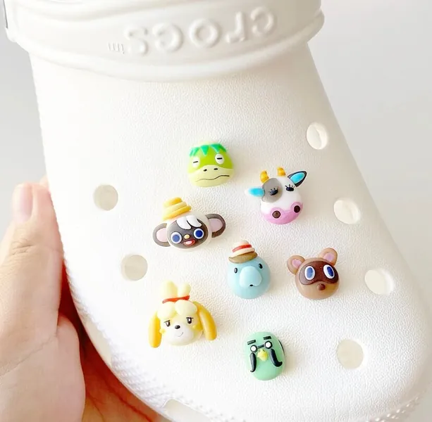 Animal Crossing Shoe Charms/ Croc charms/ Animal Crossing Charms/ ACNH/ Polymer clay/ Custom Shoe Charms/ Animal Crossing Villagers