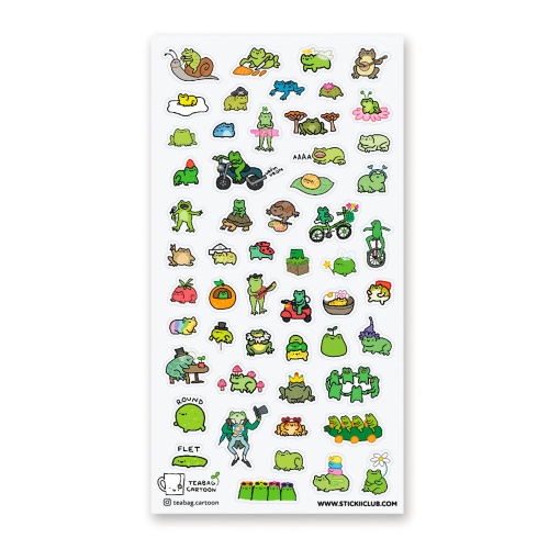 Little Frogs Sticker Sheet
