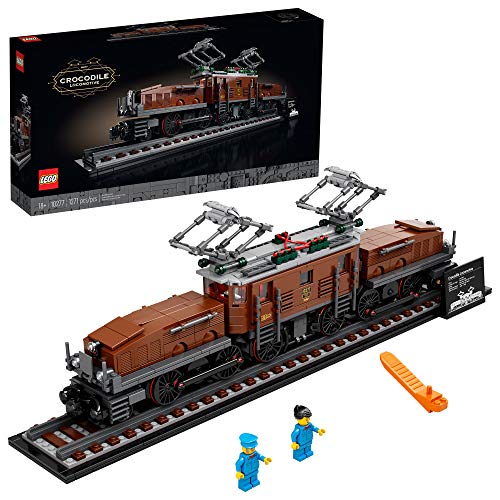 LEGO Crocodile Locomotive 10277 Building Kit; Recreate The Iconic Crocodile Locomotive with This Train Model; Makes a Great Gift Idea for Train Enthusiasts Lovers (1,271 Pieces) - Frustration-Free Packaging