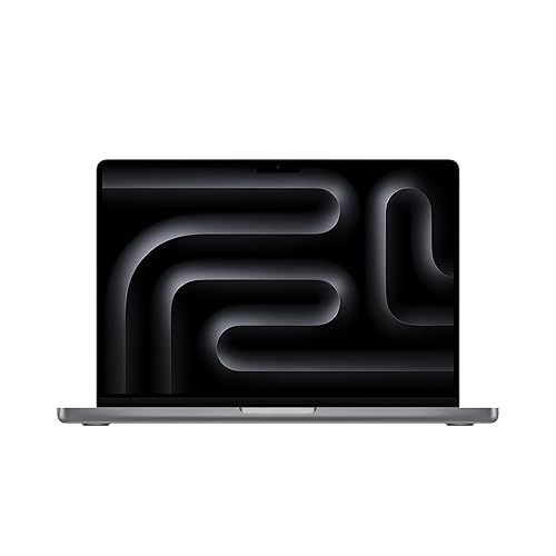 Apple 2023 MacBook Pro Laptop M3 chip with 8‑core CPU, 10‑core GPU: Built for Apple Intelligence, 14.2-inch Liquid Retina XDR Display, 8GB Unified Memory, 512GB SSD Storage; Space Gray - 8GB RAM - 512GB - Space Gray - Without AppleCare+ (3 Years)
