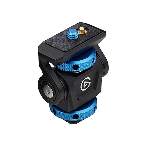 Elgato Cold Shoe – Adjustable ¼ inch Thread Mount for Lights, Off-Camera Flash, Microphones, Compatible with Key Light Mini, Light Stands, tripods, Perfect for Photo and Video Studio Production - Cold Shoe