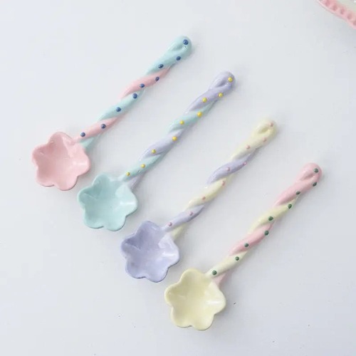 Pastel Star Spoons for a Whimsical Touch in Your Kitchen - purple