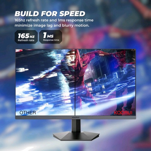 KOORUI 24E3 24 inch FHD GAMING MONITOR 165Hz 1ms GTG IPS PANEL Monitor - 24y1s 180hz ips di obosscell | Tokopedia