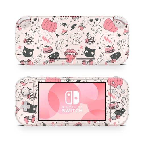 Nintendo Switch Lite Skin Decals - Magical Pinky - Wrap Vinyl Sticker | Yes